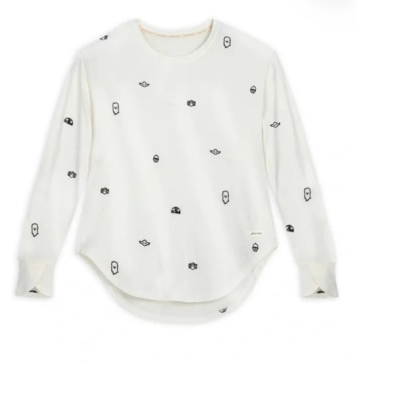 Star Wars Tops - Star Wars Long Sleeve Embroidered  Top Medium